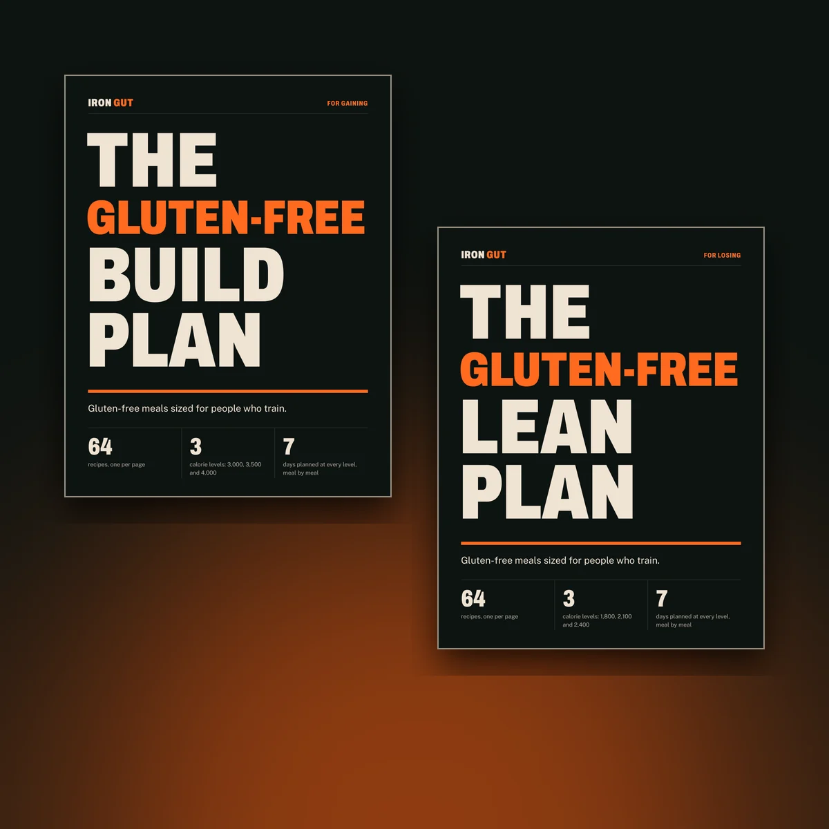 The Gluten-Free Build Plan and The Gluten-Free Lean Plan